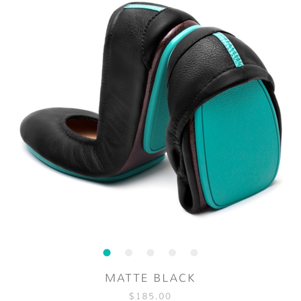 Tieks Matte Black size 9